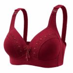 Premium Full-Coverage Non-Wired Lace Embroidered Bra