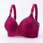 Premium Full-Coverage Non-Wired Lace Embroidered Bra - Image 3