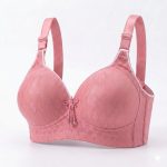 Premium Full-Coverage Non-Wired Lace Embroidered Bra - Image 4