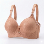 Premium Full-Coverage Non-Wired Lace Embroidered Bra - Image 2